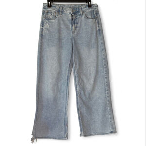 🦅 American Eagle Super High-Rise Baggy Wide Leg Jeans | Size 4 XShort